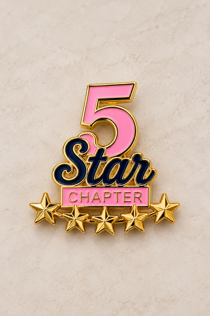 Five Star Chapter Lapel Pin