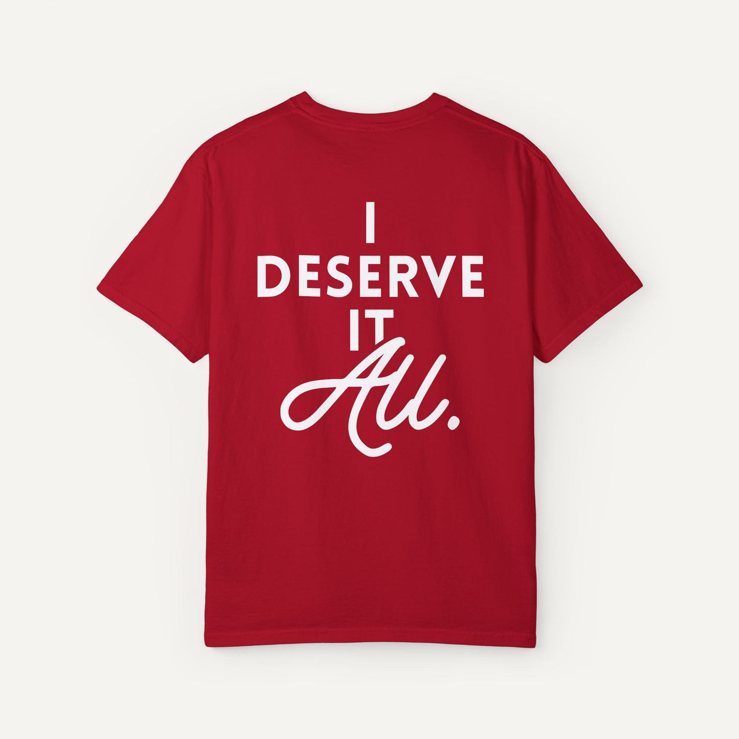 Kendrick Lamar lyrics shirt - I deserve it all