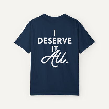 Kendrick Lamar GNX lyrics shirt - I deserve it all