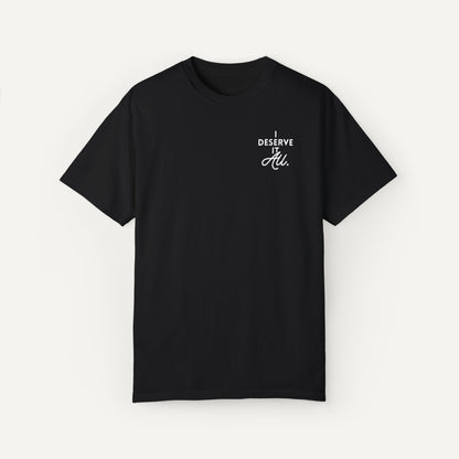 Kendrick Lamar hip hop lyrics shirt - I deserve it all - GNX