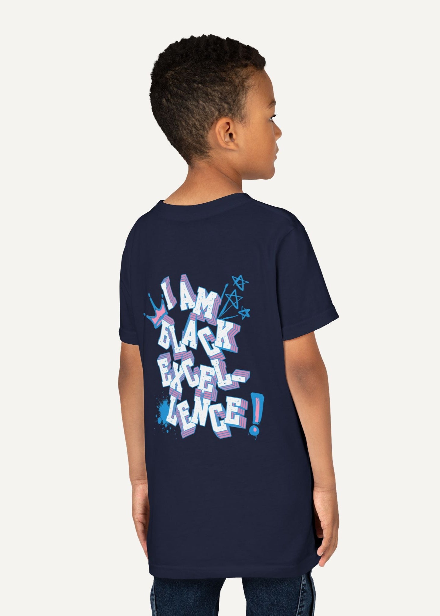 I am Black Excellence Unisex T Shirt for Jack and Jill Kids