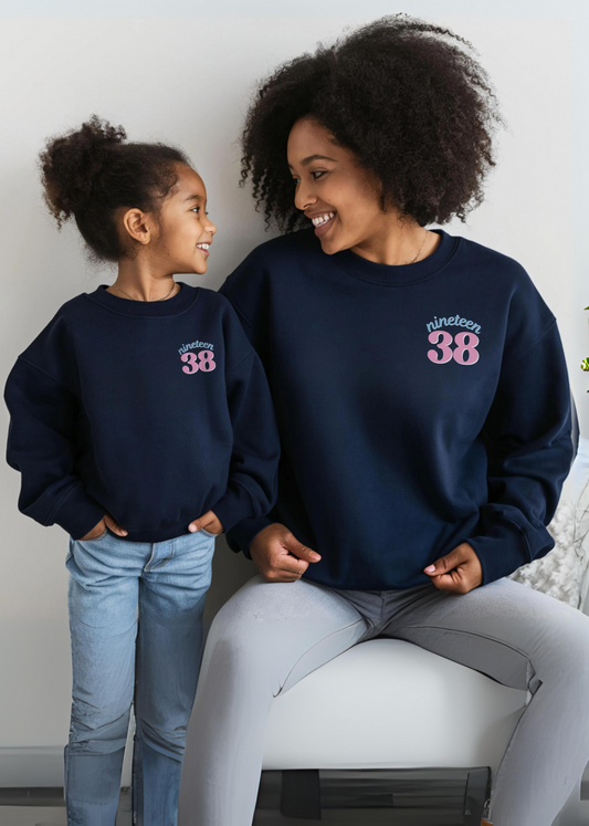 jack and jill 1938 sweatshirt - unisex navy