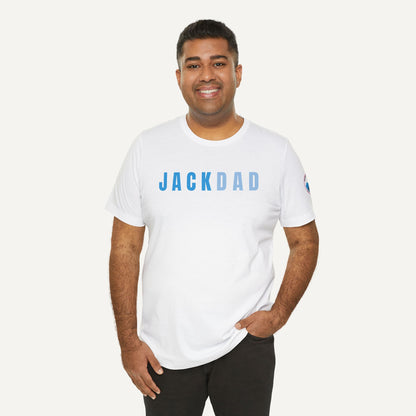 JJOA Jack Dad Shirt Jack and Jill of America dads - White-OnModel