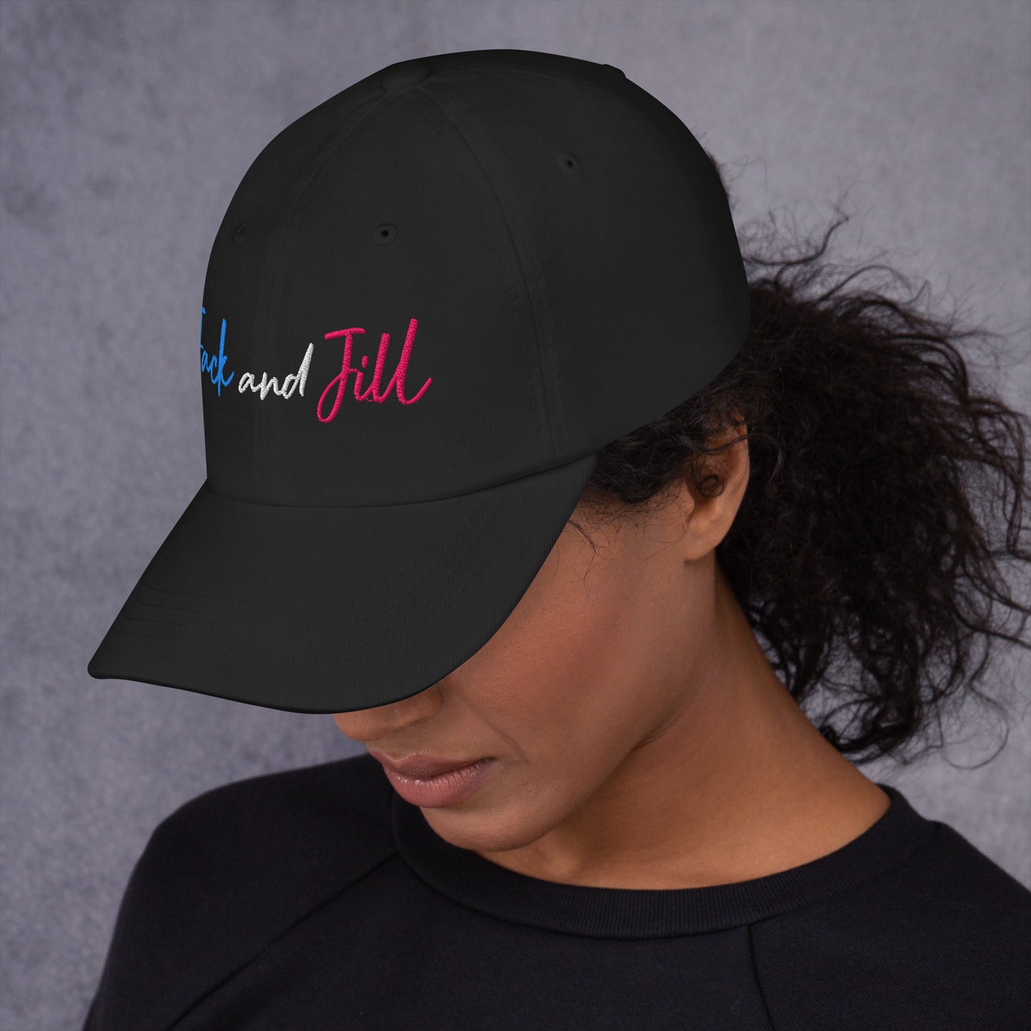 Jack and Jill Embroidered Hat