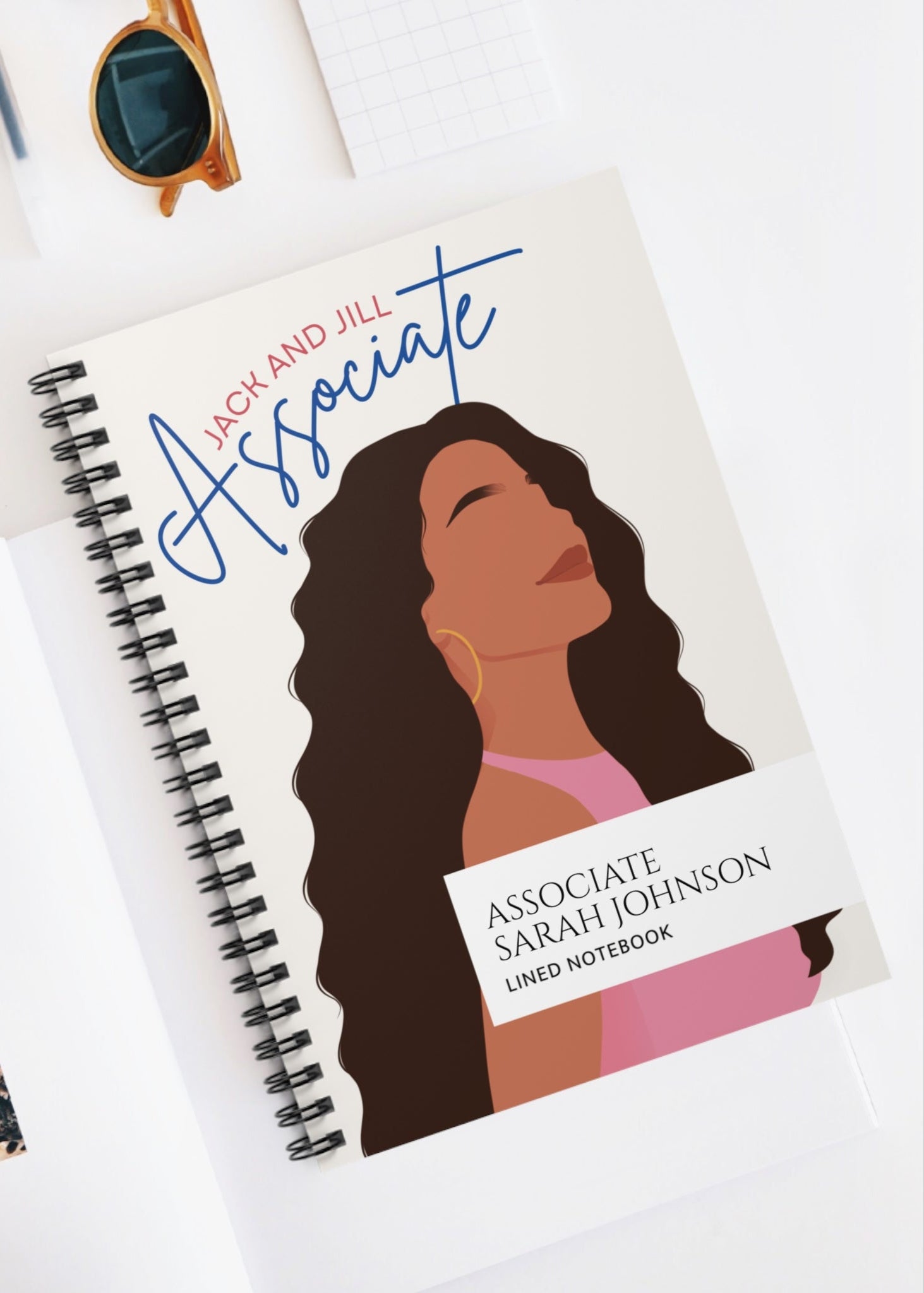 Notebook Associate Jack and Jill Associate Personalized Softcover Spiral Notebook – On the ...