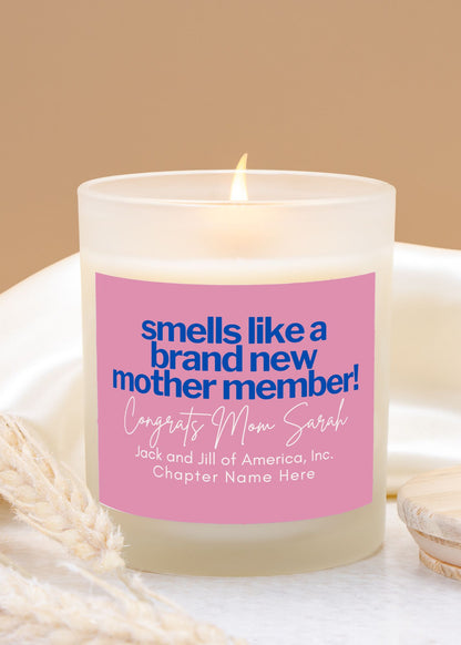 Jack and Jill  of America Personalized New Member Candle Gift