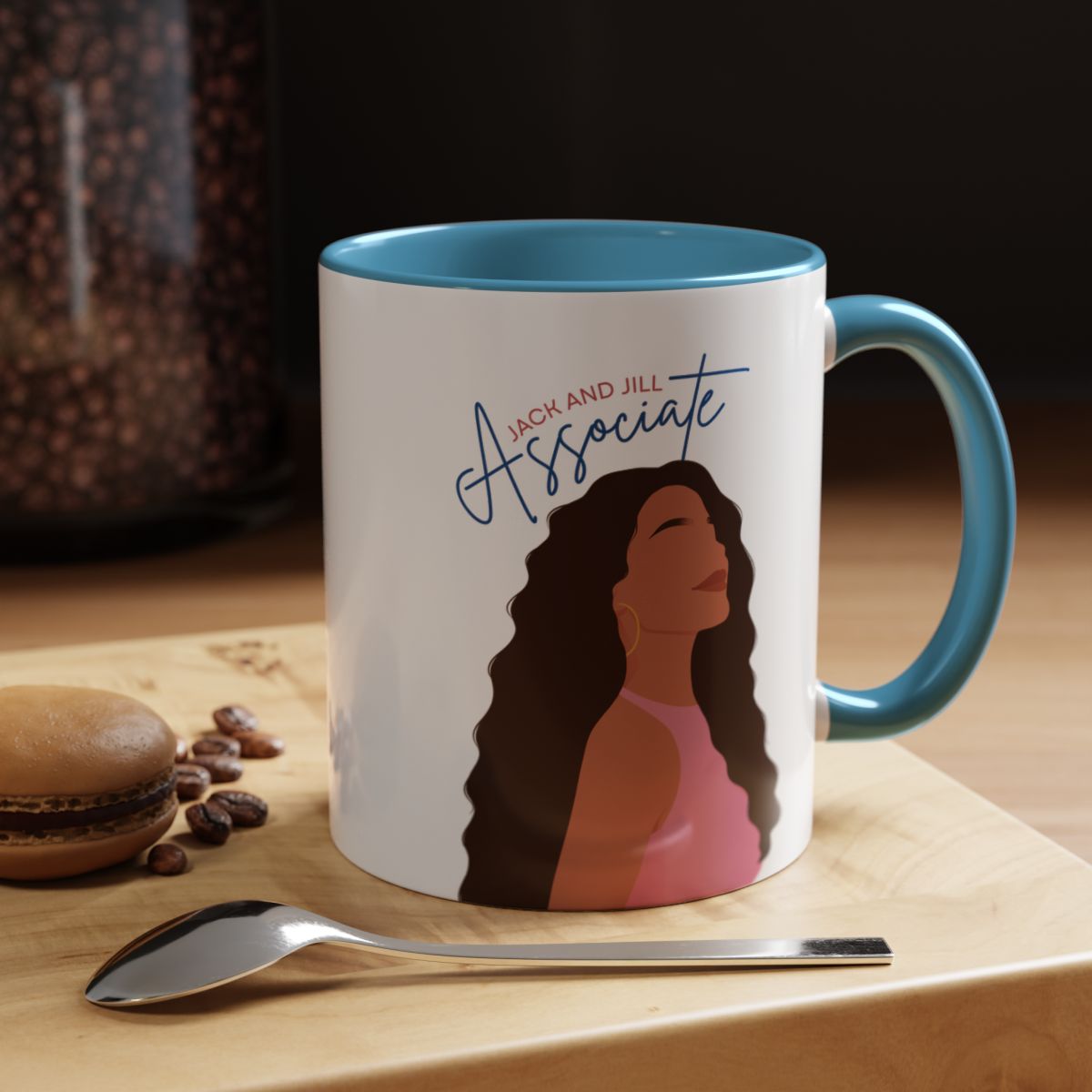 Jack and Jill of America Associate Gift - Light Blue Accent Mug