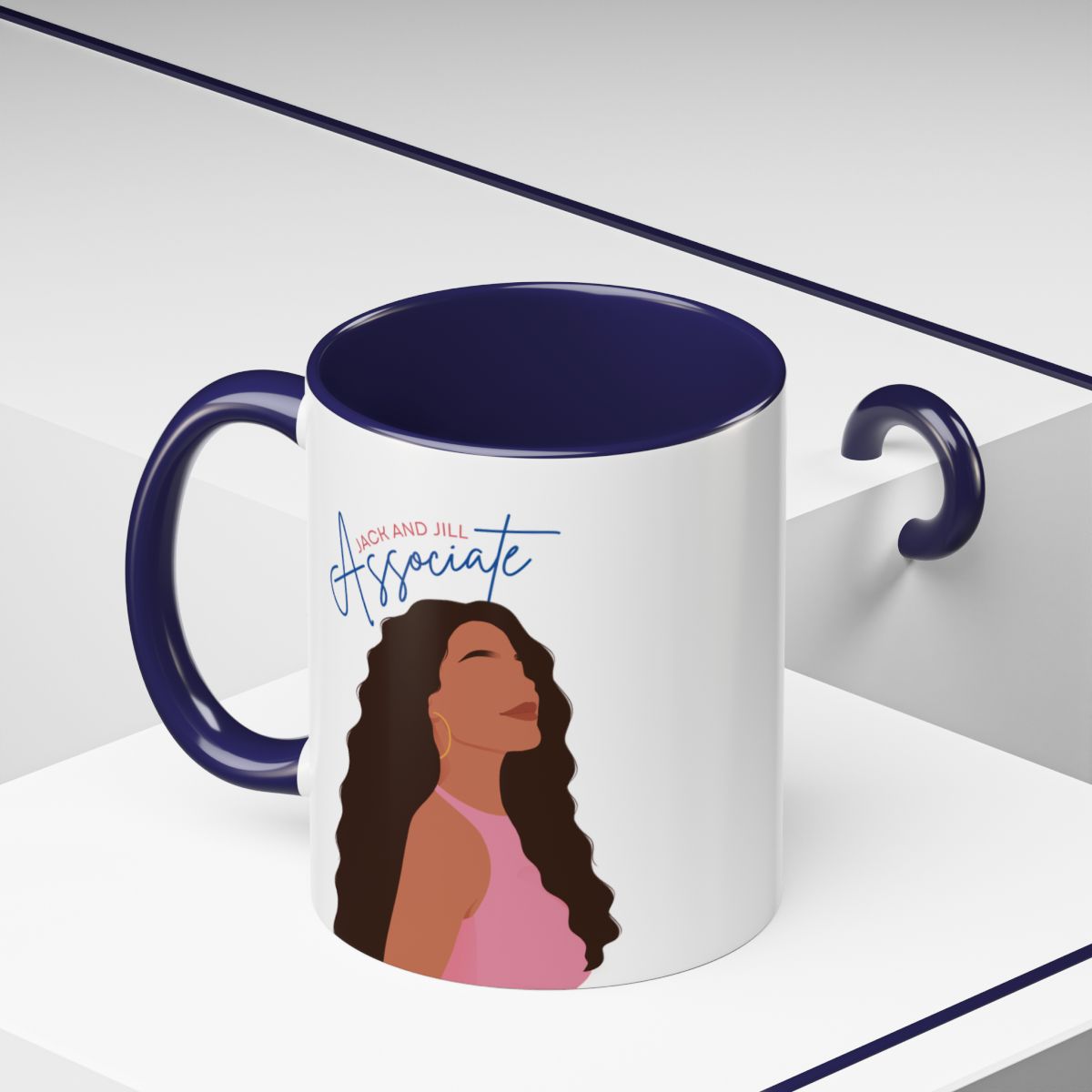 Jack and Jill of America Associate Mug Gift - Navy