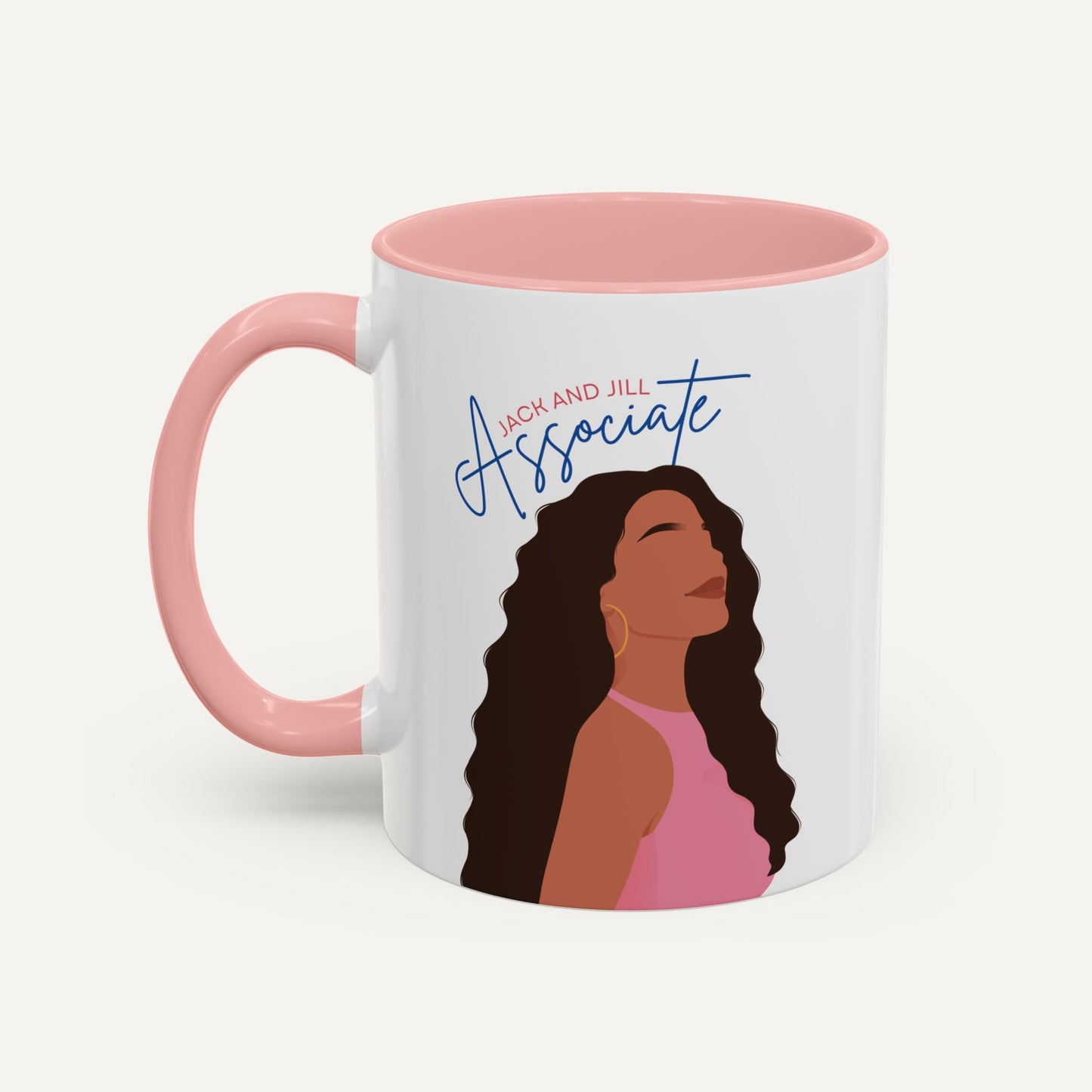 Jack and Jill of America Associate Gift - Mug with Pink Accent