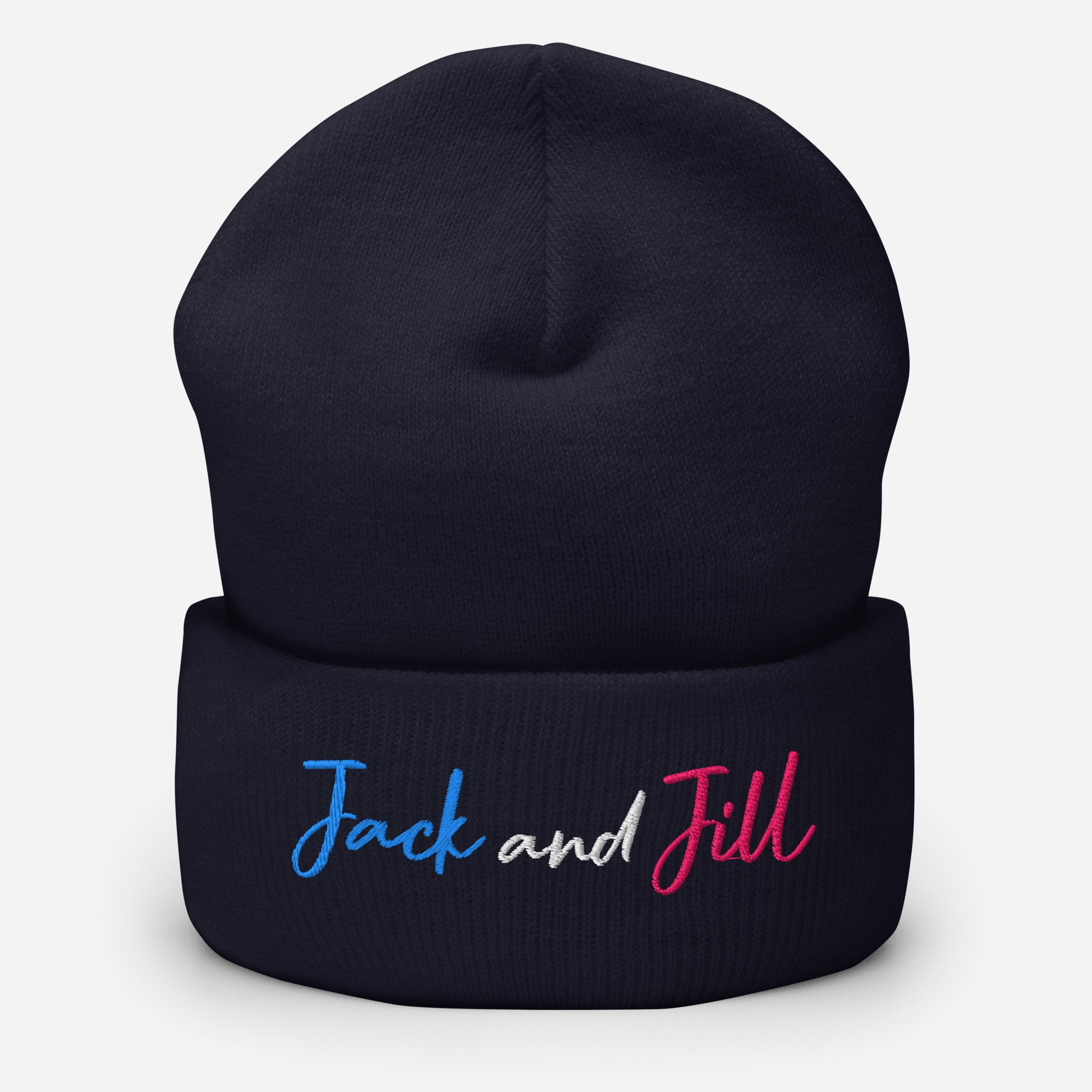 Jack and Jill of America Embroidered Beanie - Navy