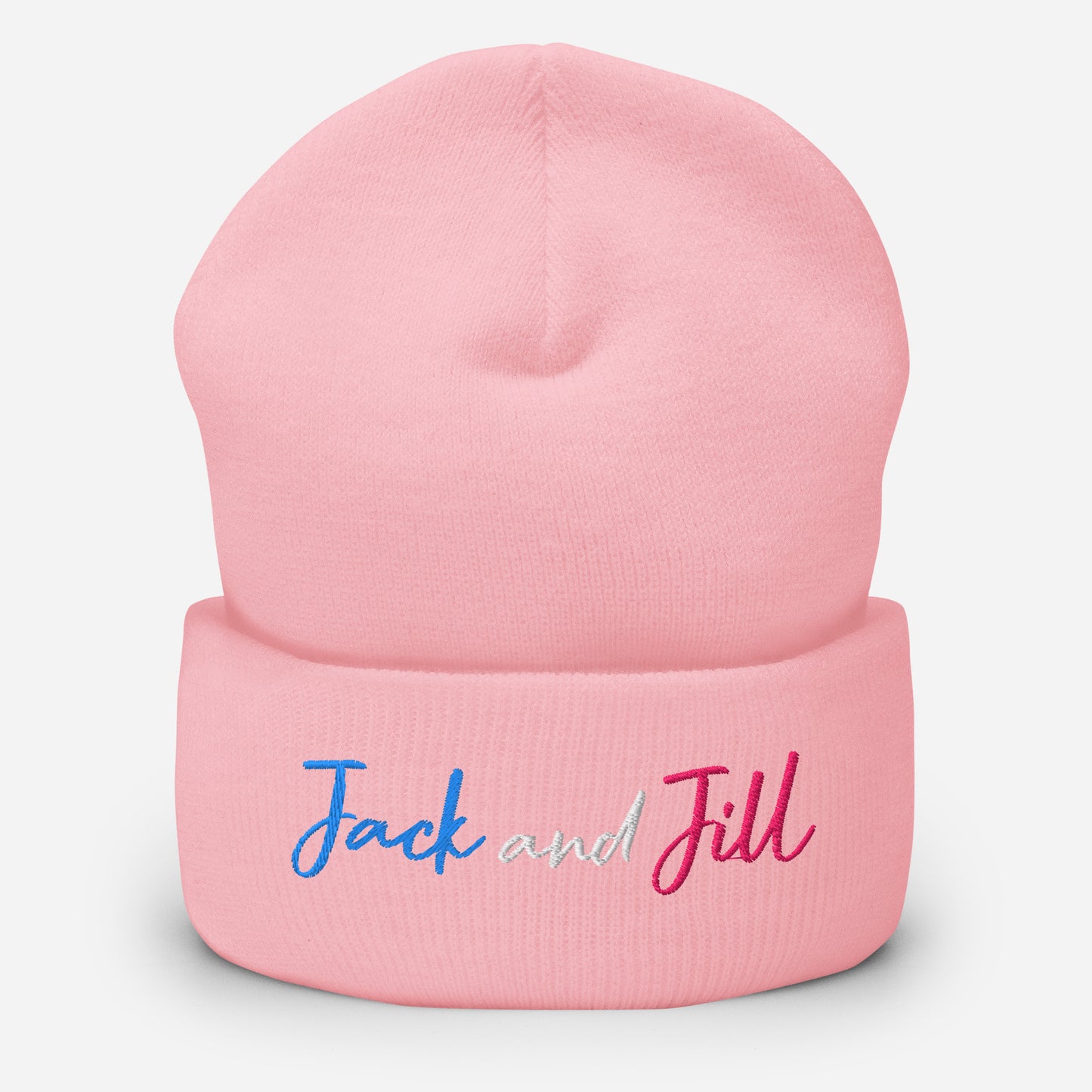 Jack and Jill of America Embroidered Beanie - Pink