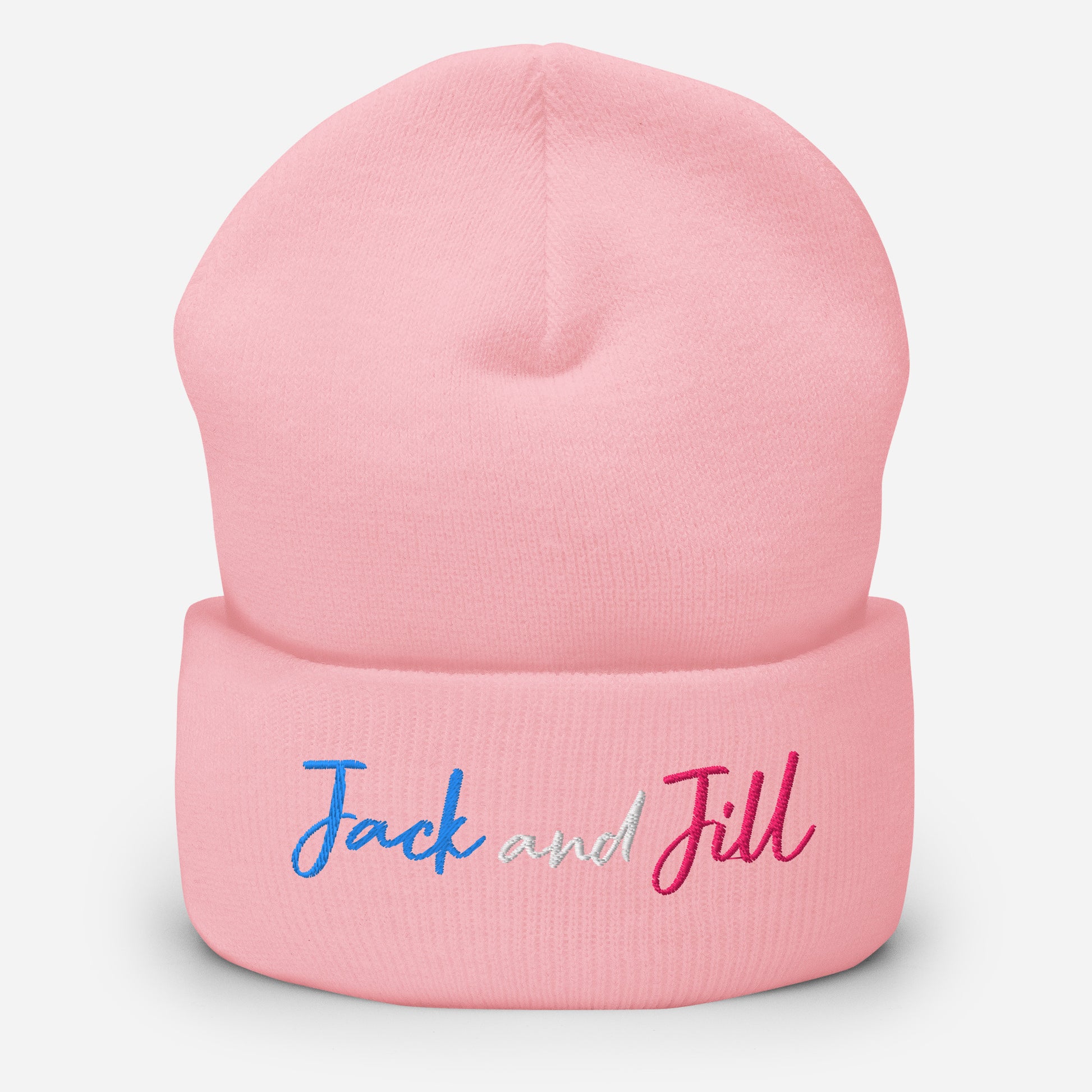 Jack and Jill of America Embroidered Beanie - Pink