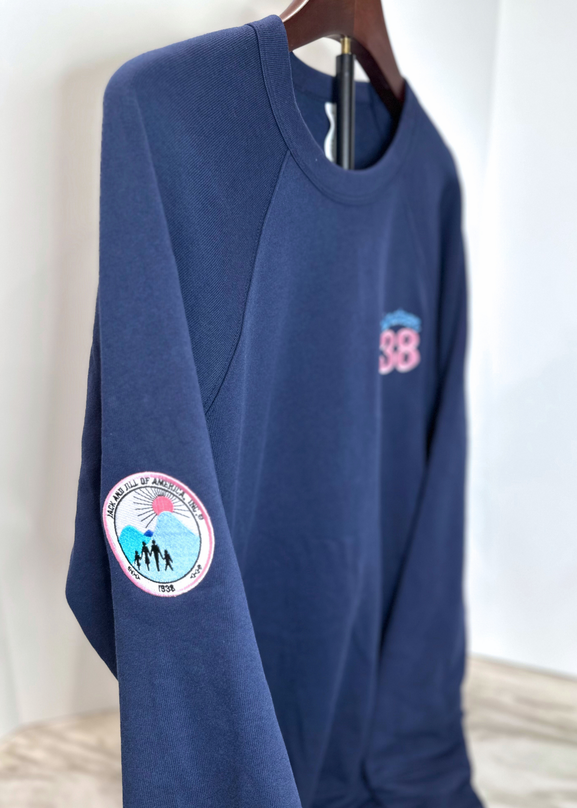 Jack and Jill of America Embroidered Nineteen 38 Sweatshirt