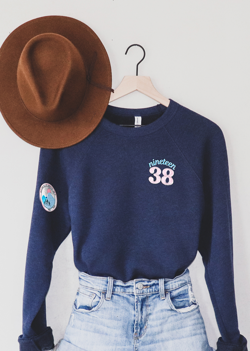 Jack and Jill of America Embroidered Nineteen 38 Sweatshirt