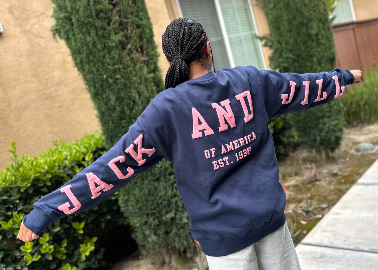 Jack and Jill of America Puff Print Sweatshirt
