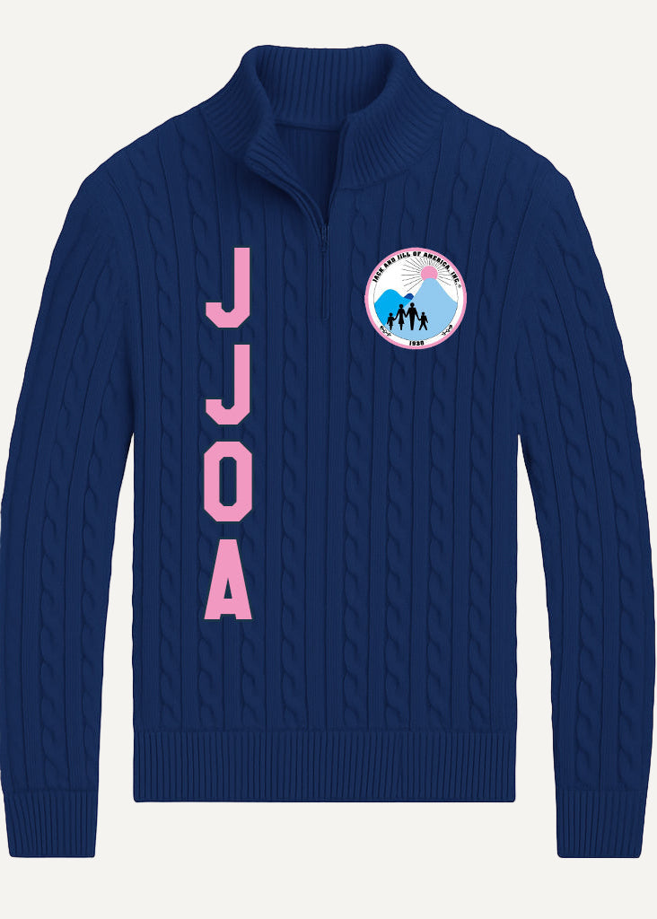 Jack and Jill of America cable knit cardigan 