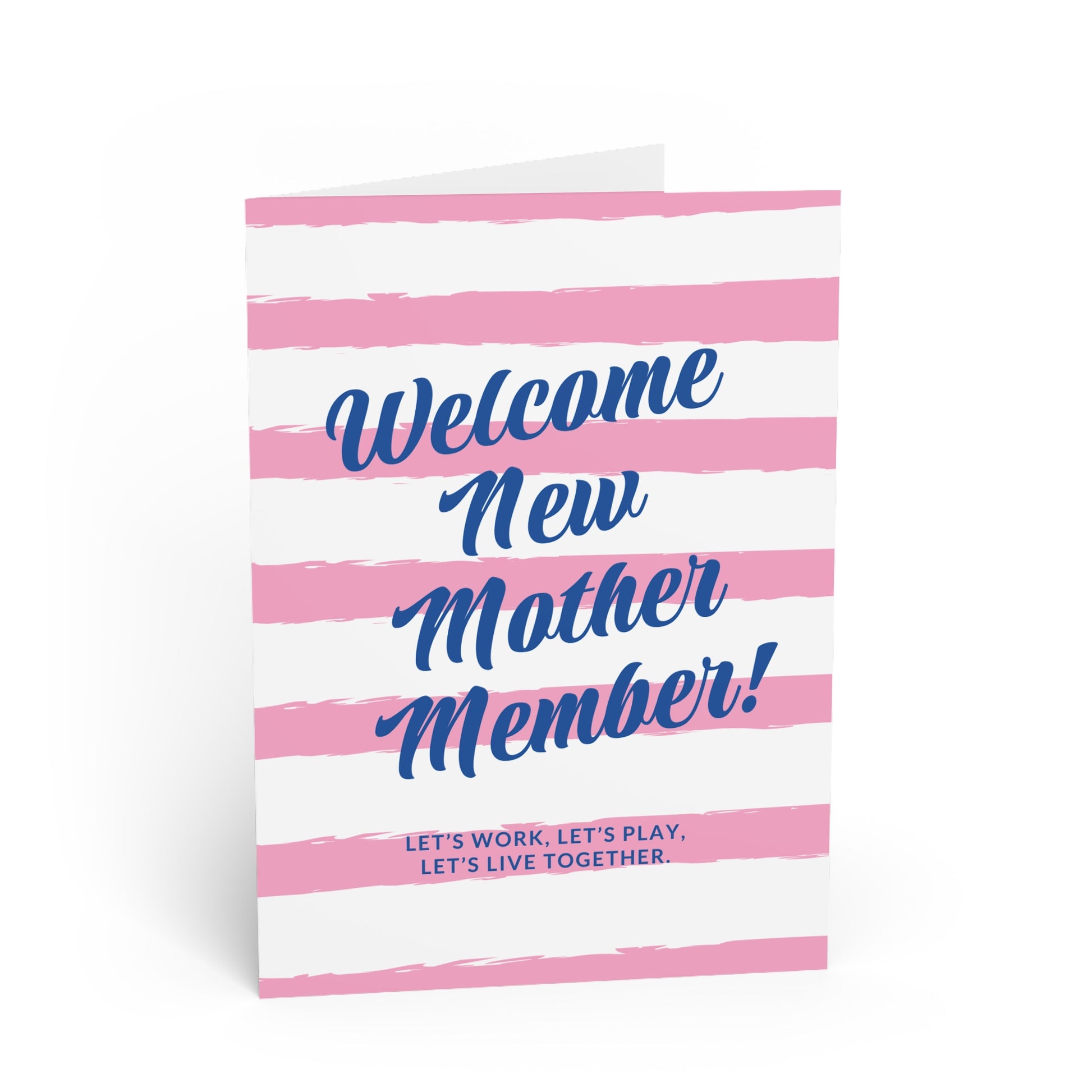 Jack and Jill of America welcome new mother member greeting card