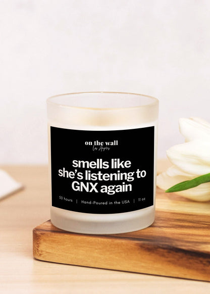 kendrick lamar gnx hip hop candle gift for her