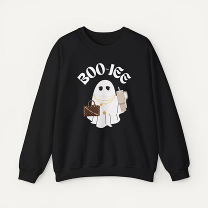 black boojee halloween sweatshirt for women