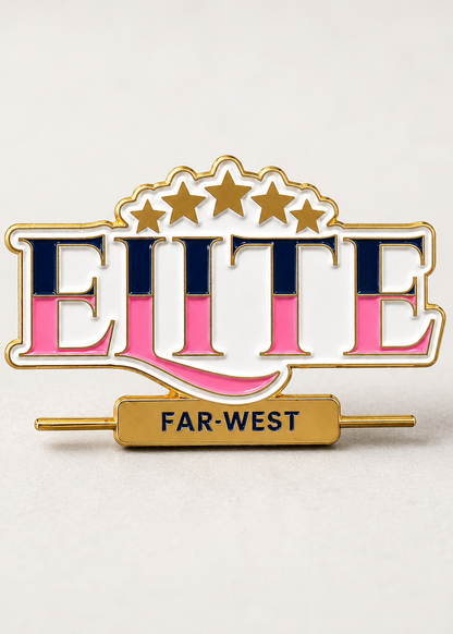 Jack and Jll Far West ELITE lapel pin for jack and jill of america far west region lapel pin