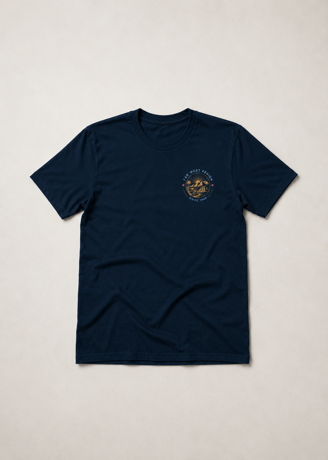 front view of far west elite national convention 2026 tee