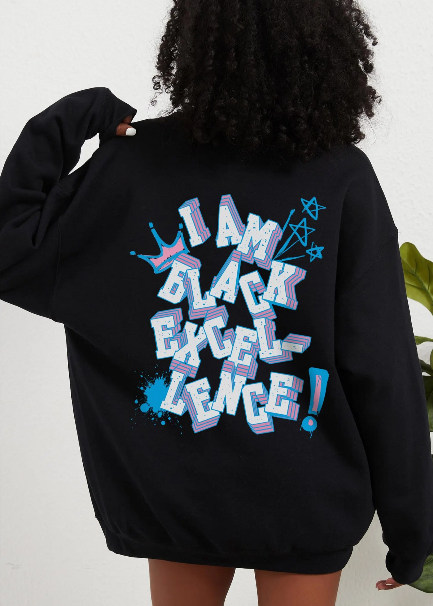 Jack and Jill of America paraphernalia inspired sweatshirt - i am black excellence sweatshirt