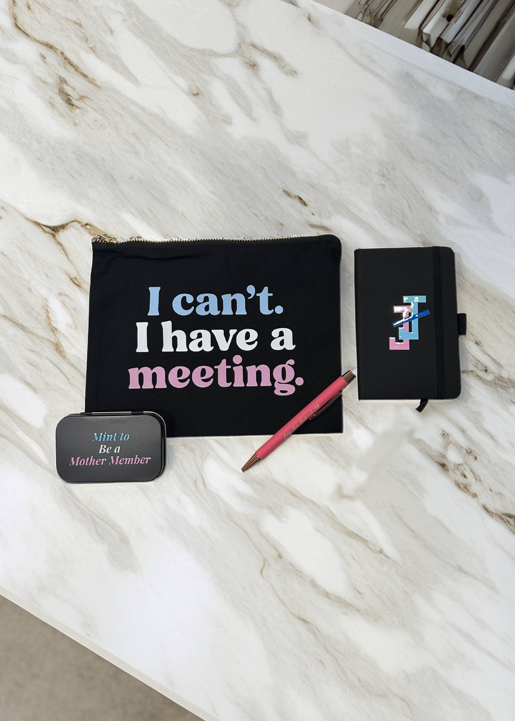 i can't i have a meeting - jack and jill meeting essentials kit for jack and jill mom gift