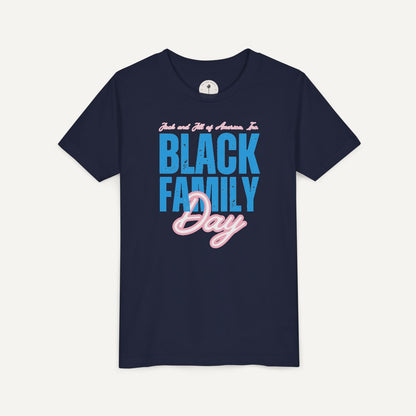 jack and jill of america black family day kids shirt - navy