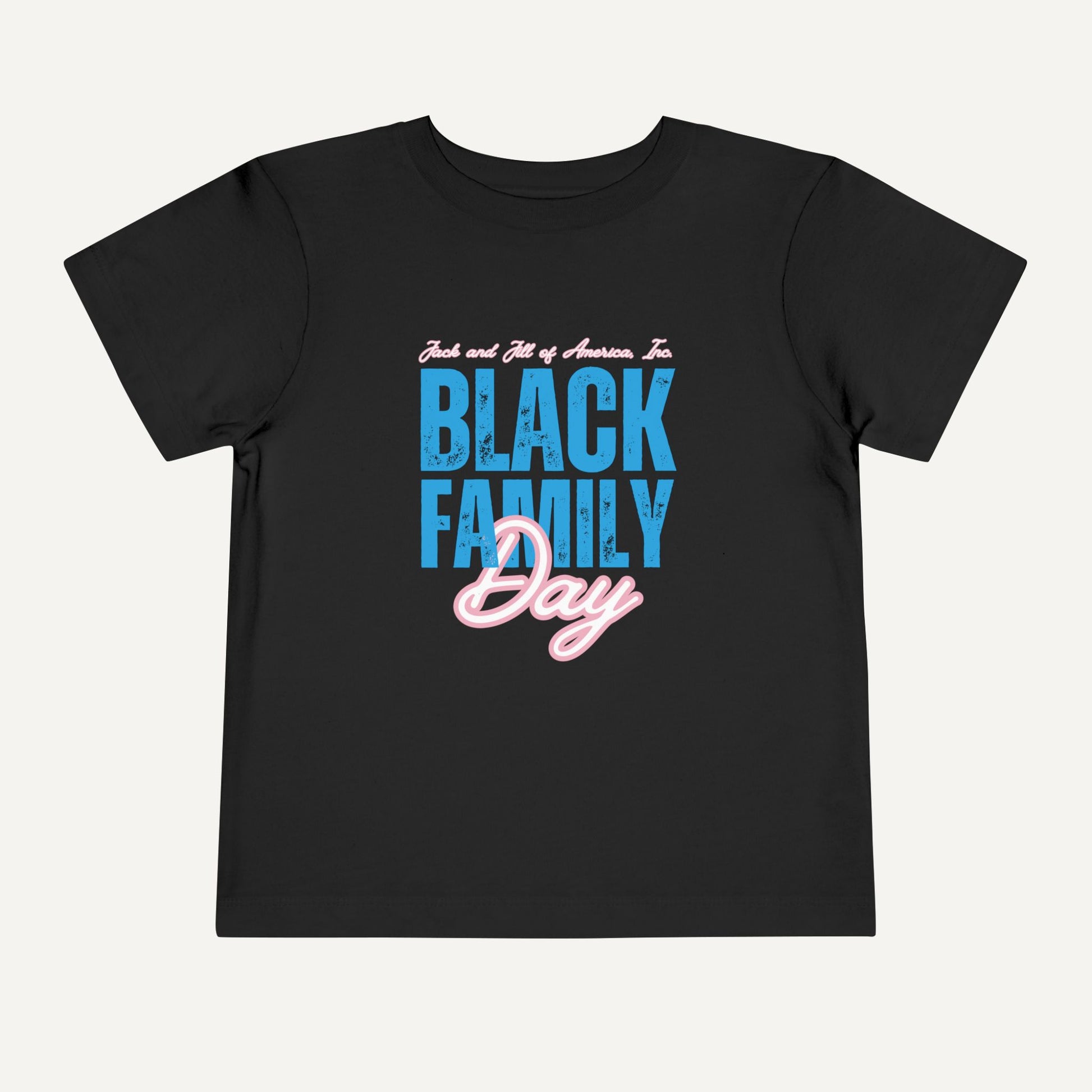 jack and jill of america black family day kids shirt - black
