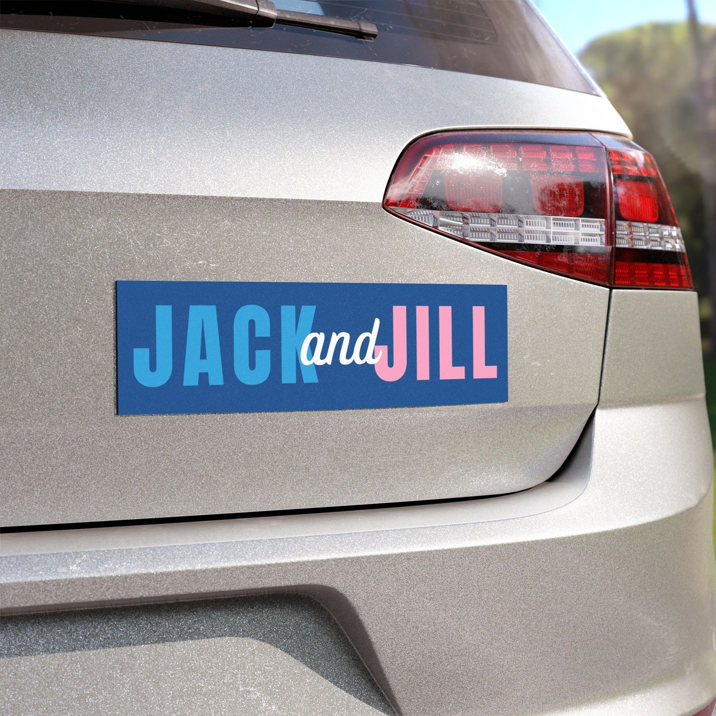 jack and jill of america car magnet - blue