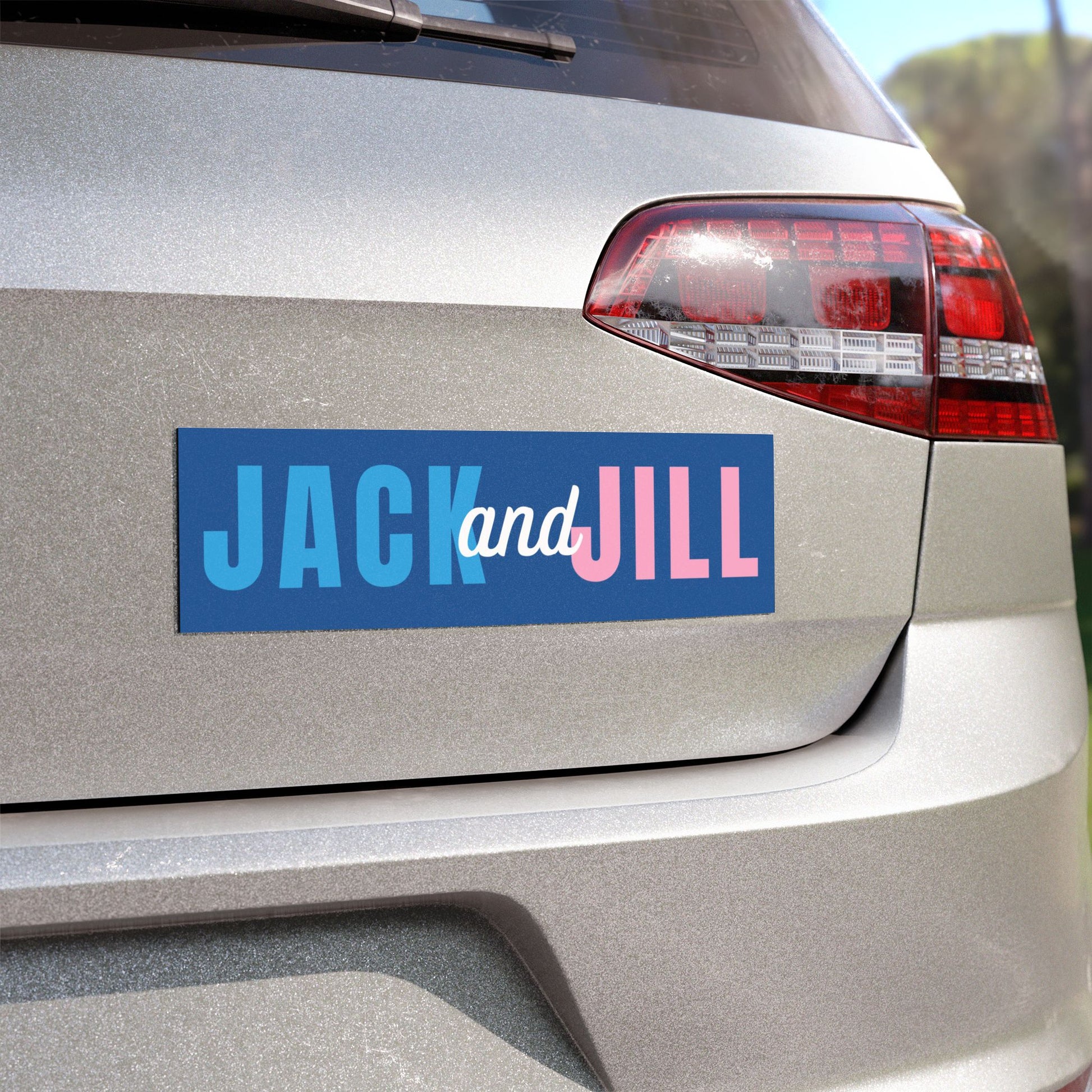 jack and jill of america car magnet - blue