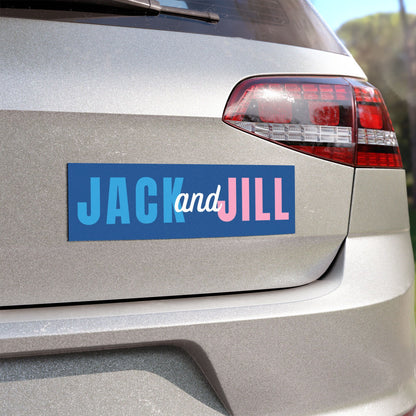 jack and jill of america car magnet - blue