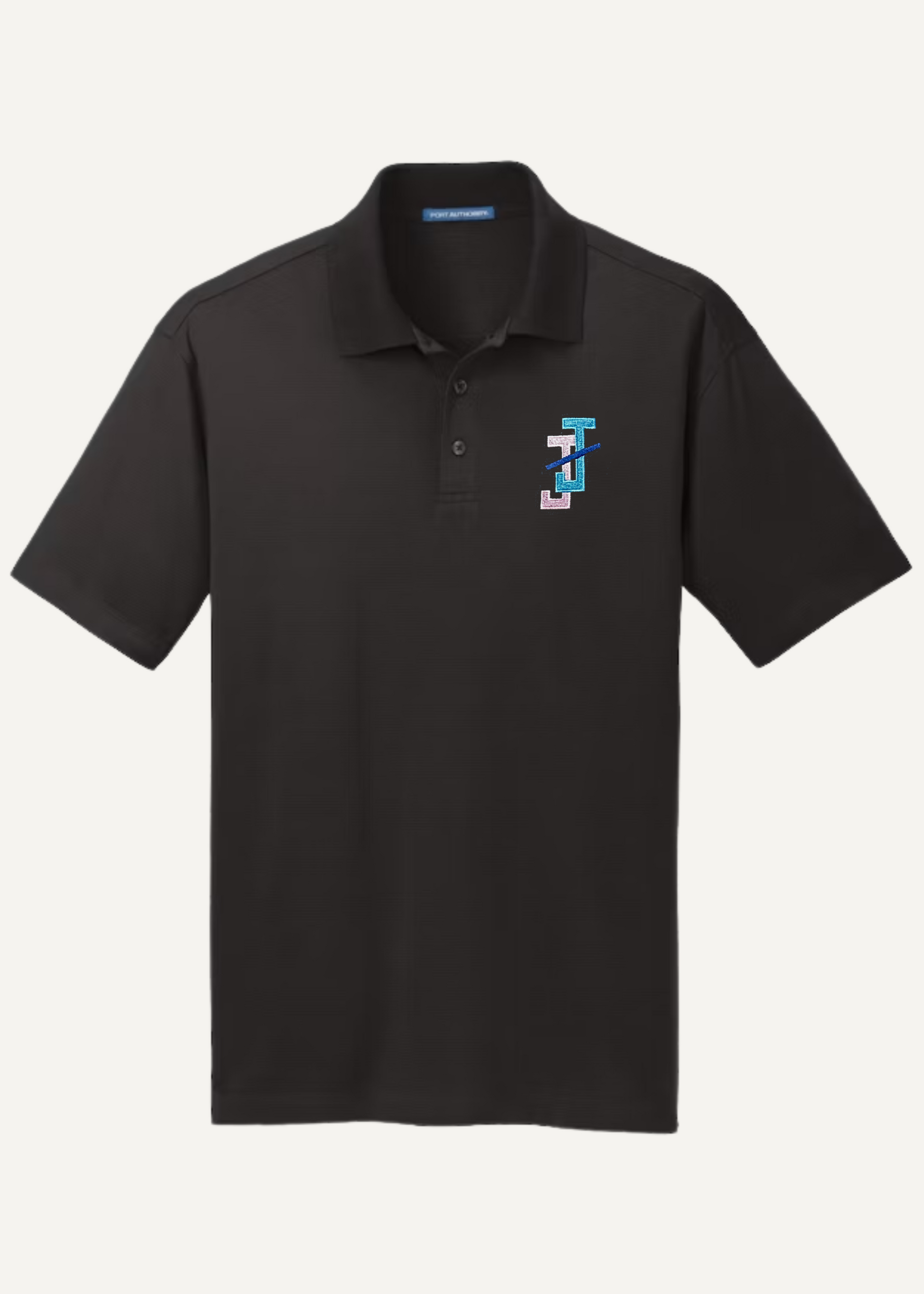 jack and jill of america dad embroidered men's polo - navy