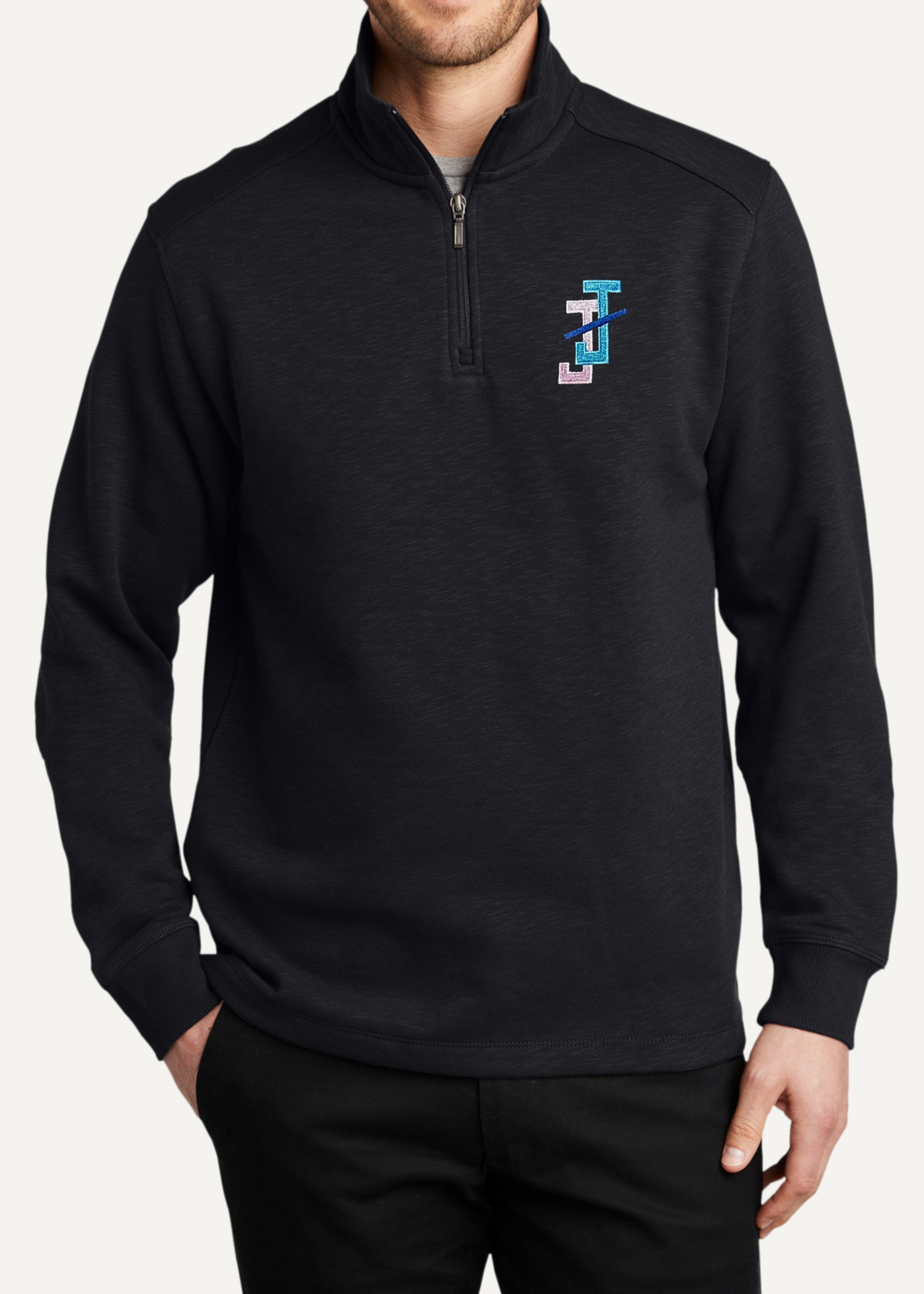 jack and jill of america dad embroidered quarter zip pullover