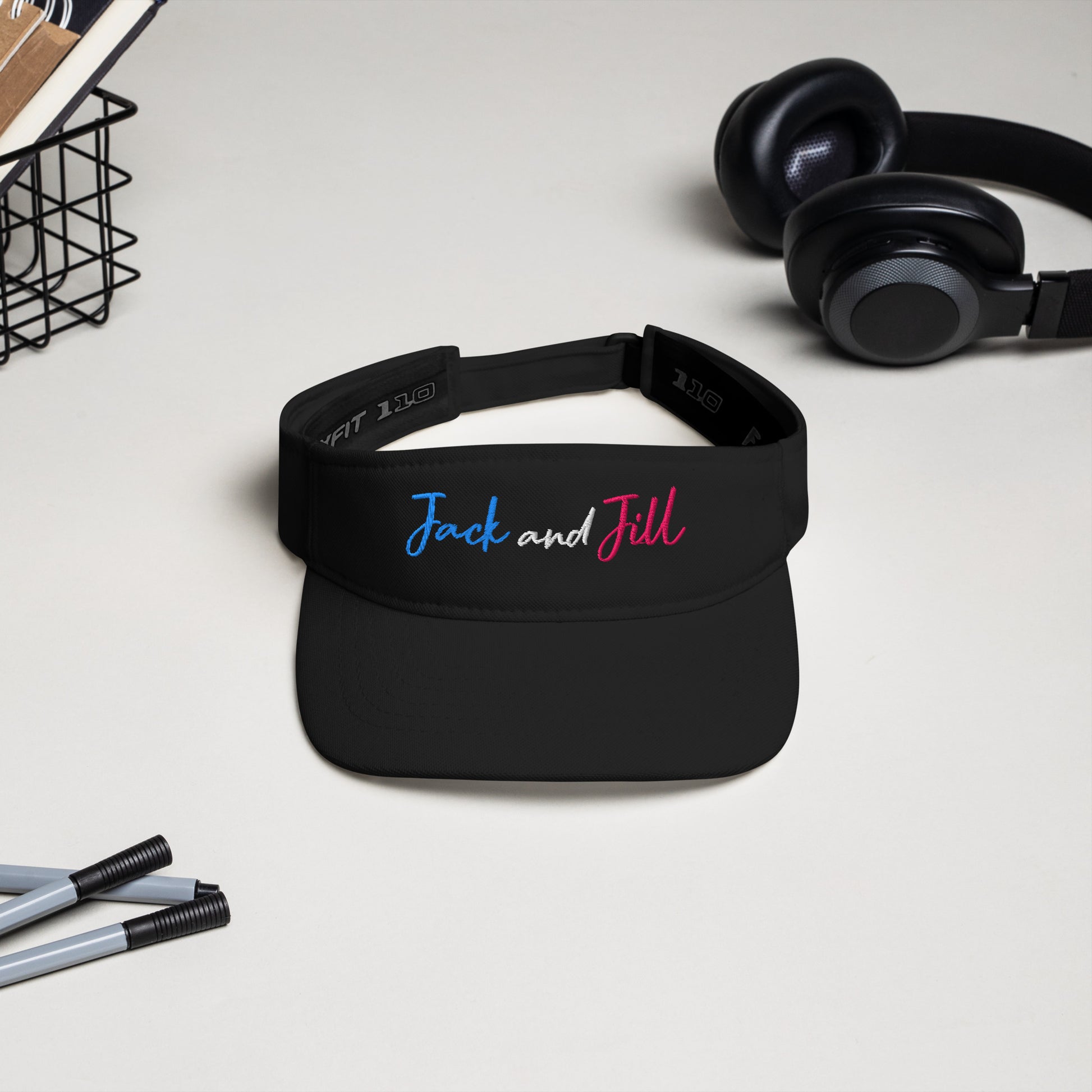 jack and jill of america embroidered visor