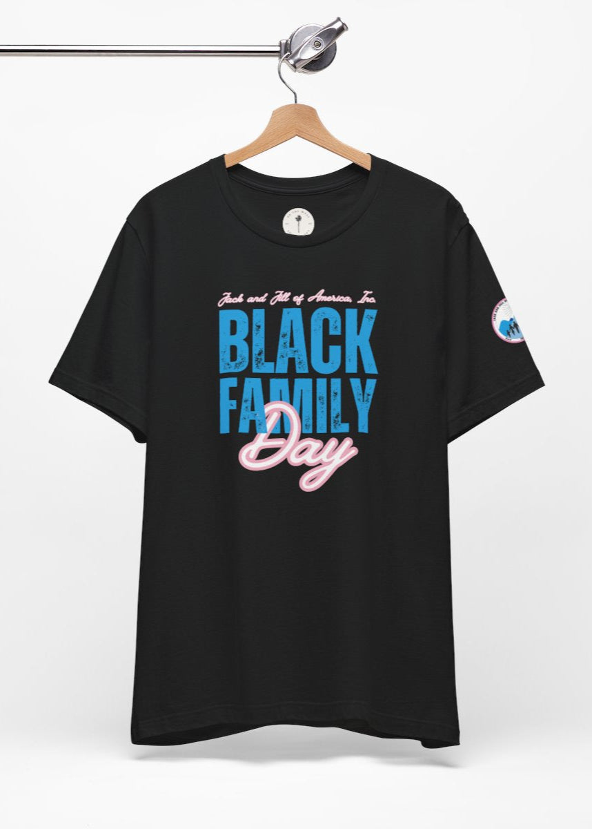 jack and jill of america black family day shirt - black