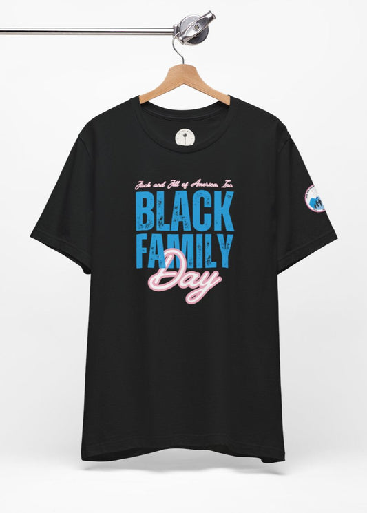jack and jill of america black family day shirt - black