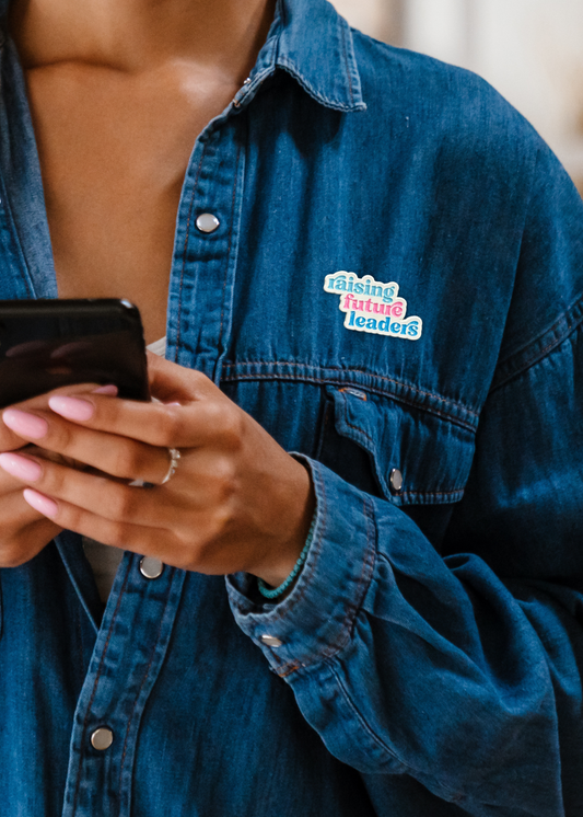 jack and jill of america lapel pin - raising future leaders