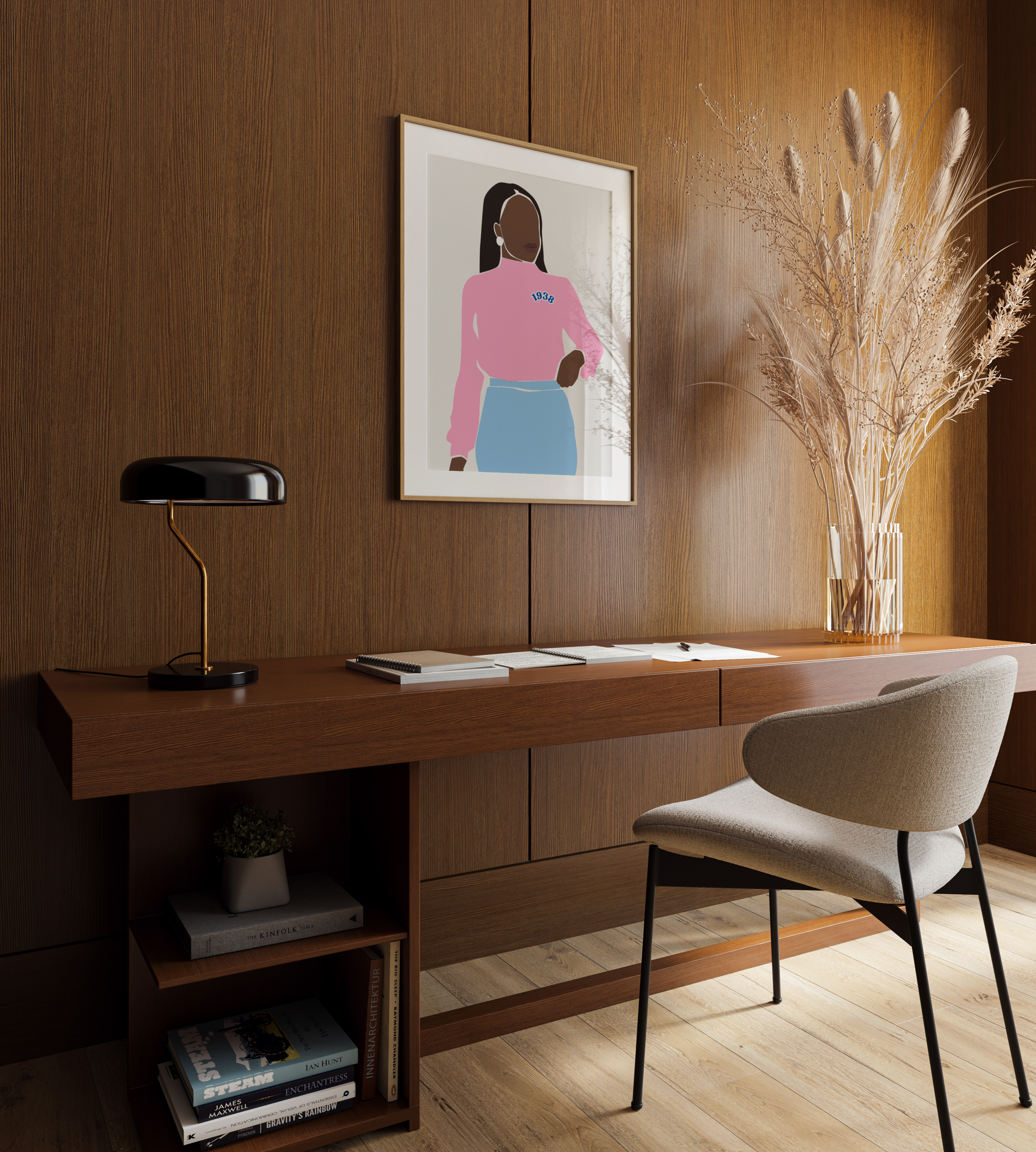 jack and jill of america mother poster - over desk view