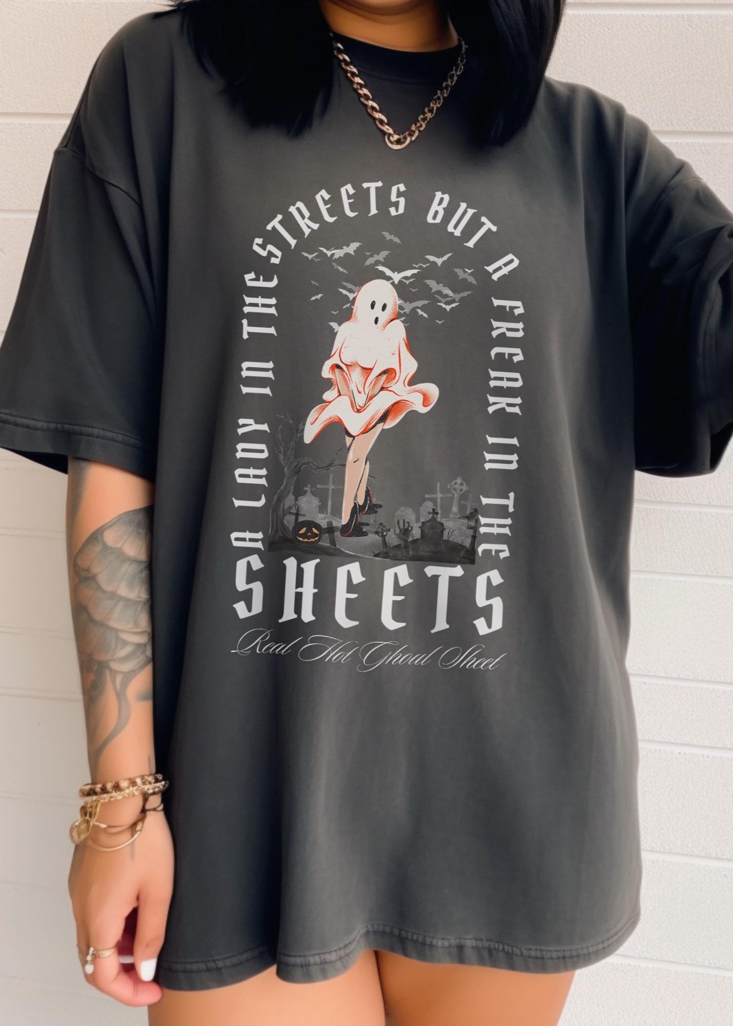 lady in the streets halloween shirt-pepper