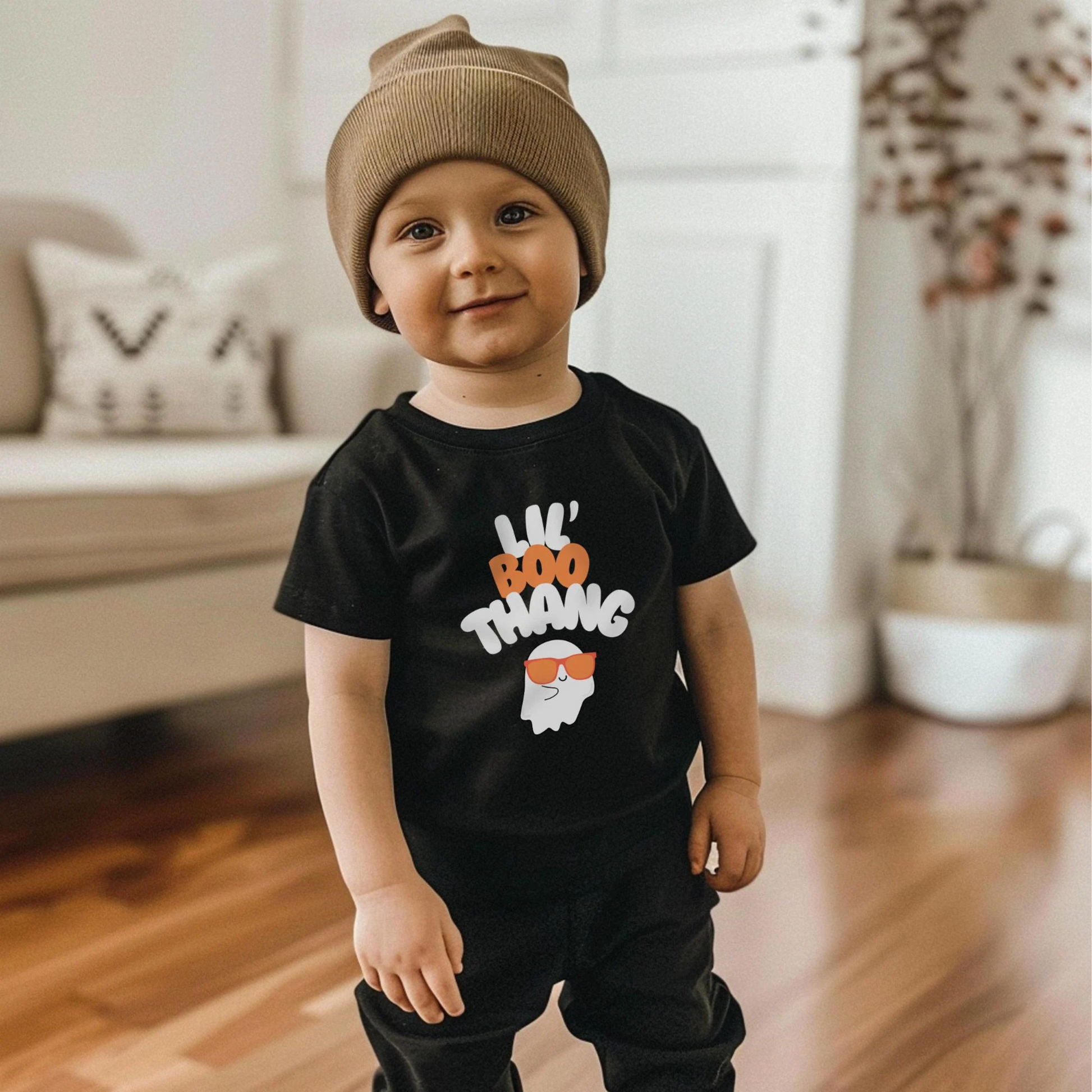 lil boo thang halloween toddler boys shirt