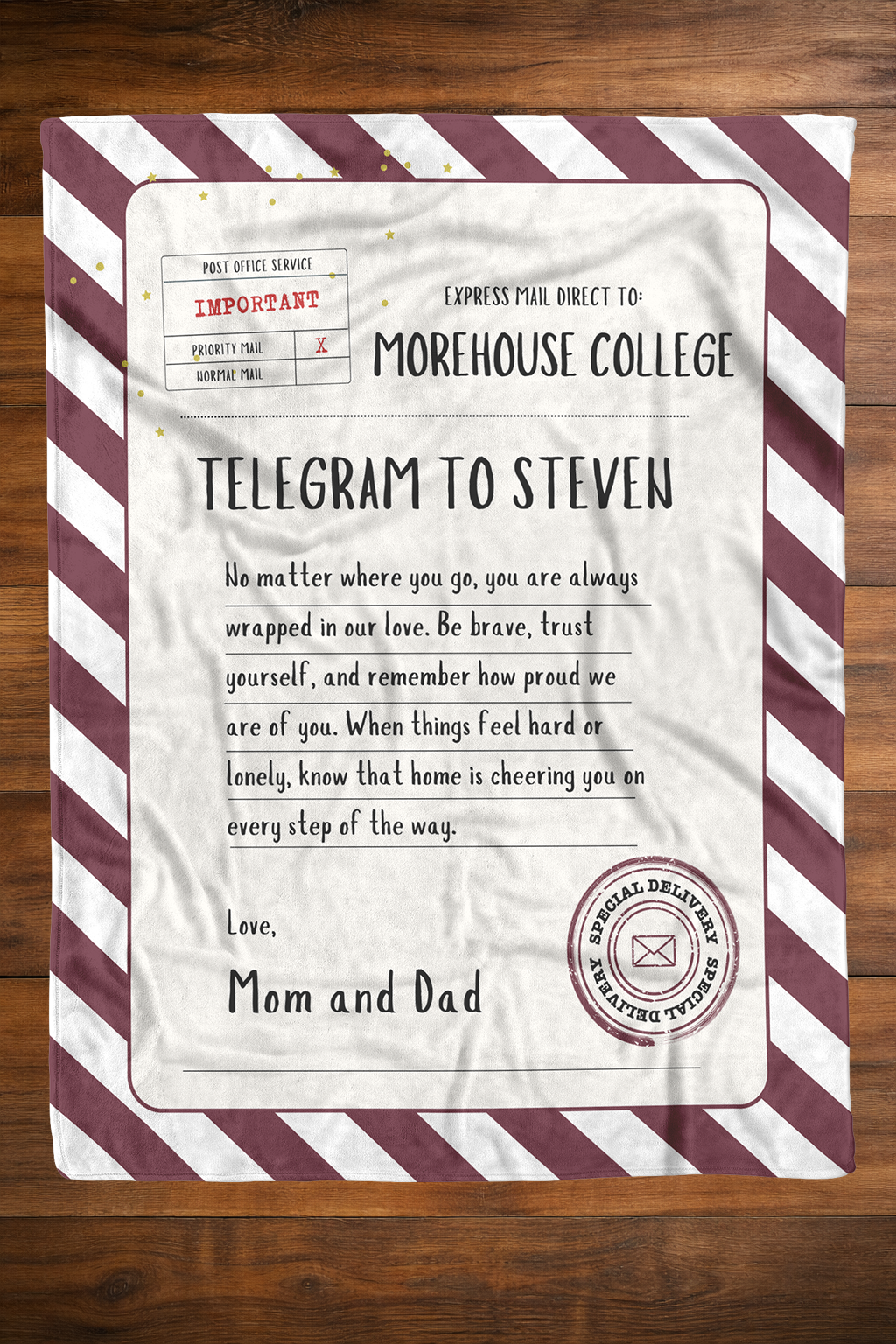 College Bound Sherpa Blanket