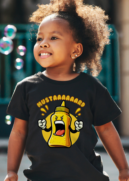 kendrick lamar mustaaard kids shirt - black