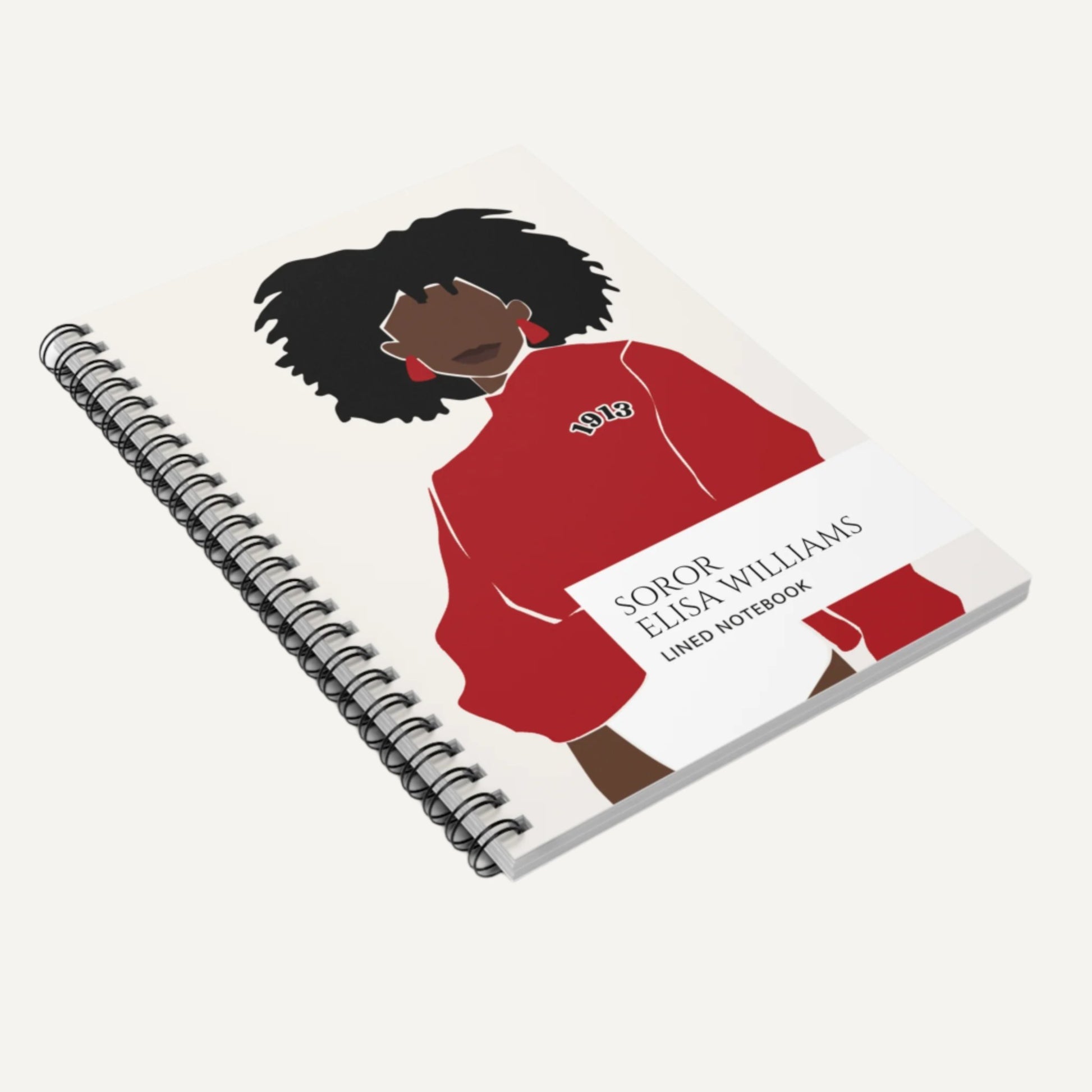 personalized dst 1913 spiral notebook