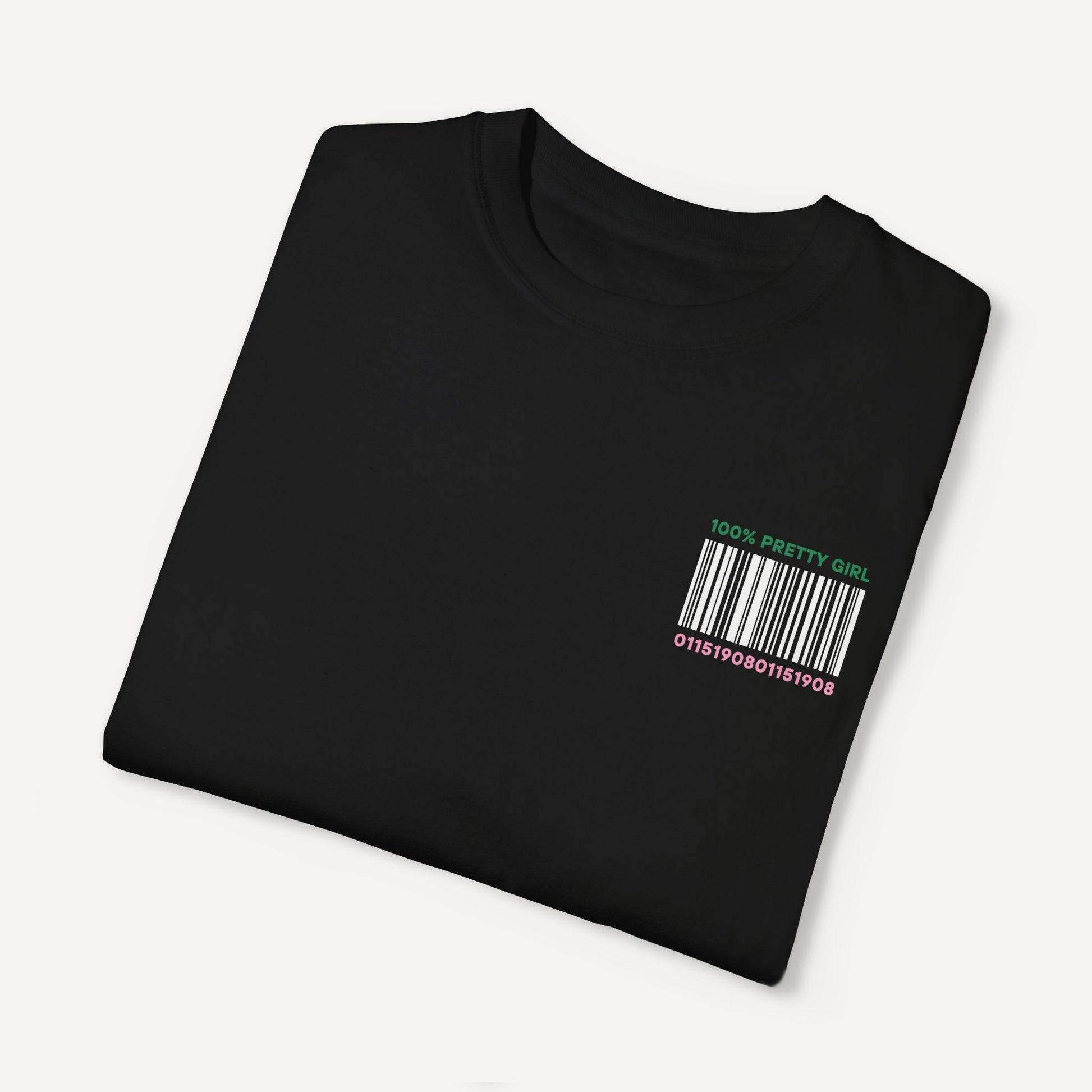 aka 1908 shirt pretty girl ingredients shirt - front of shirt folded