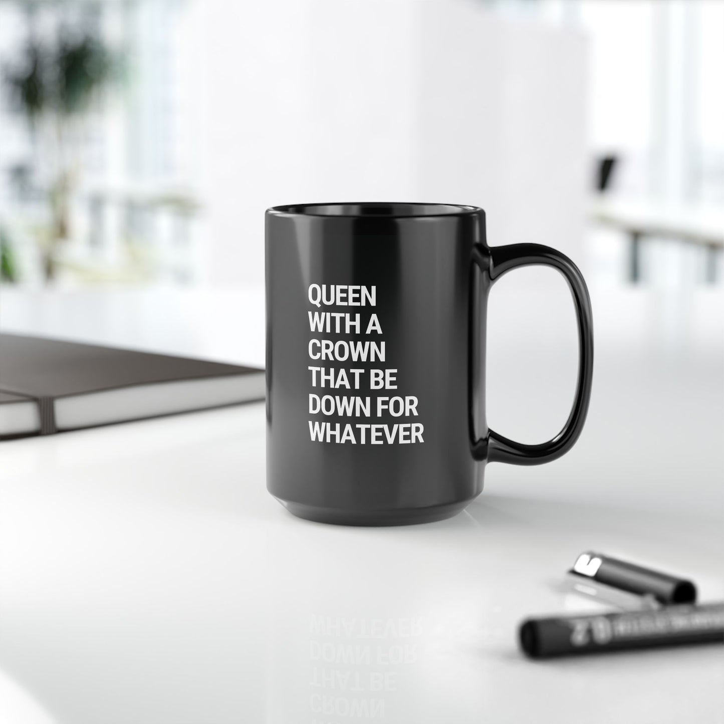 hip hop lyrics mug gift for her - queen with a crown method man lyrics mug