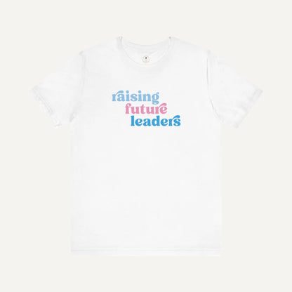 JJOA raising future leaders adult shirt - white