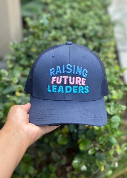 raising future leaders navy snapback hat for jack and jill dads