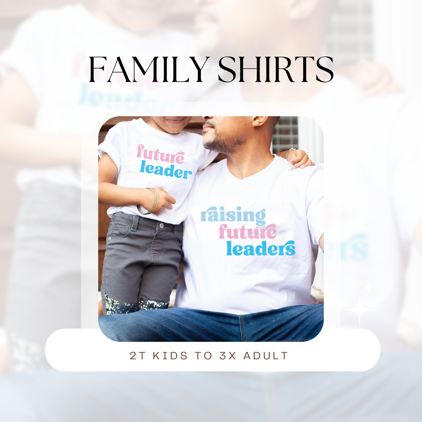 Jack And Jill Raising Future Leaders Family Shirts