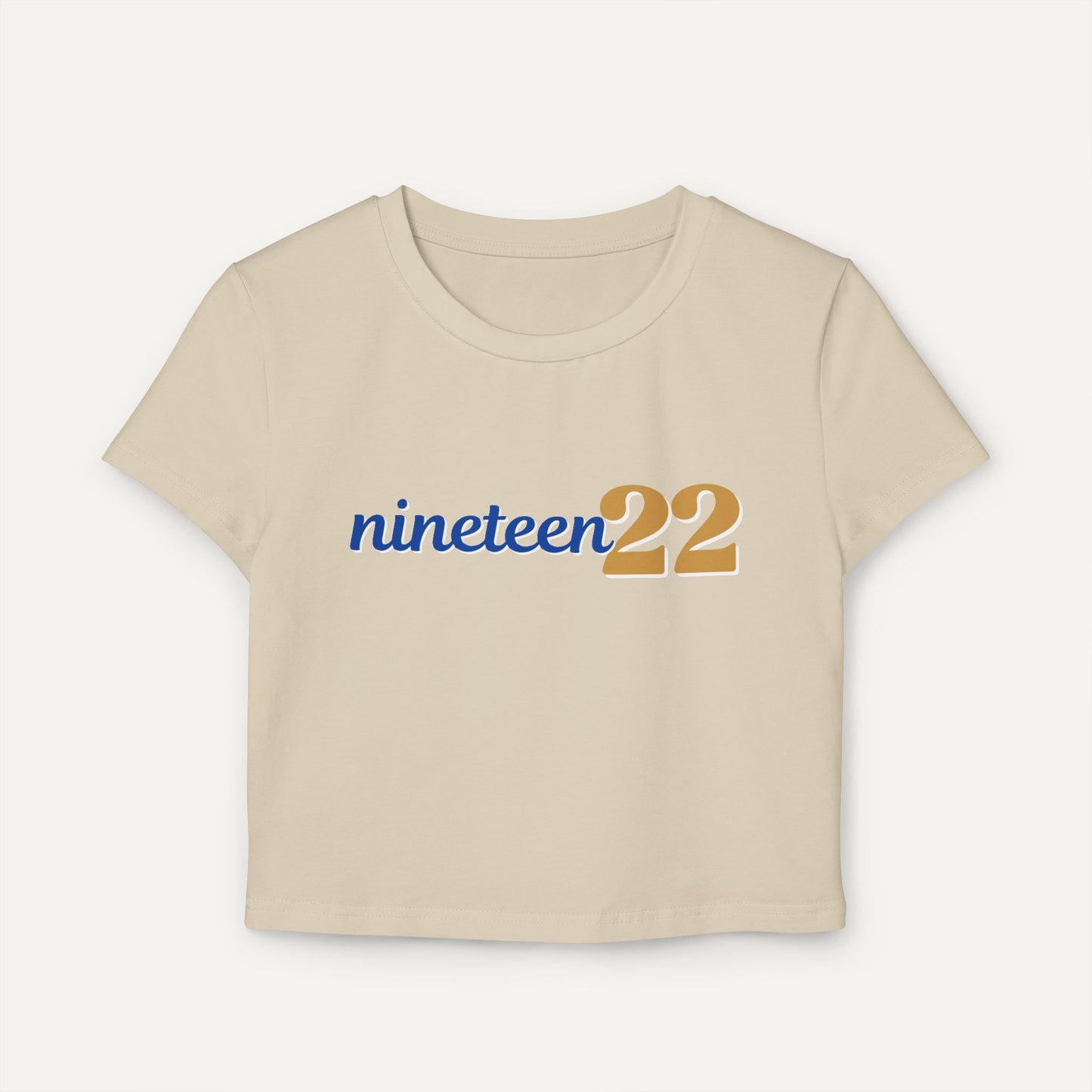 sgrho nineteen 22 baby tee - sgrho apparel